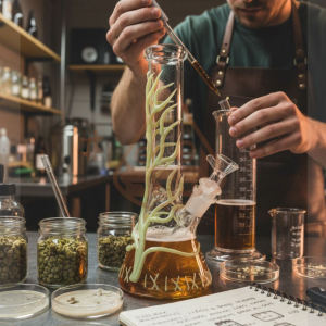 10"yellow Glow In The Dark Glass Bong Thick Glass Water Pipe Bubbler Hookah Bowl - 图片 2