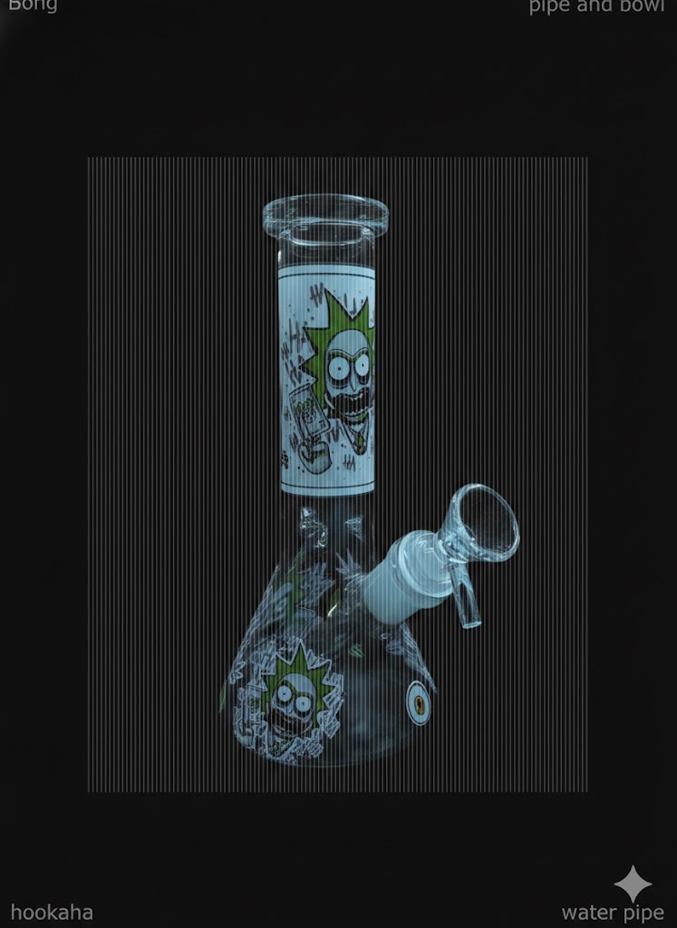 10 inch JOKER Heavy Glass Bong Water Pipe Smoking Bong Beaker 14mm Bowl hookah