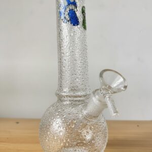 8'' Hookah Glass Water Pipe Bong Smoking Tobacco Pipe Beaker Filter Shisha Bowl.