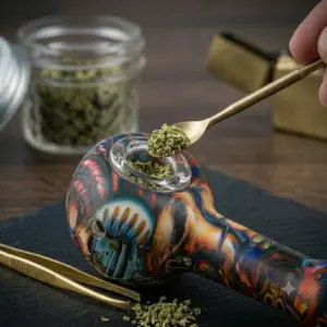 Best Smoking Pipe Set – Single Pipe, Exquisite Carved Briar Wood, Comfortable Bit, with Cleaning Brush & Pouch